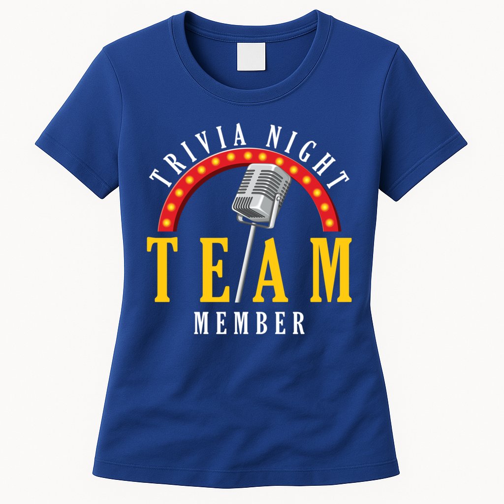 Trivia Night Team Member Quiz Game Show Trivia Gift Womens T-Shirt
