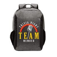 Trivia Night Team Member Quiz Game Show Trivia Gift Vector Backpack