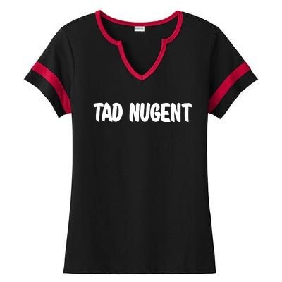 Tad Nugent Ladies Halftime Notch Neck Tee