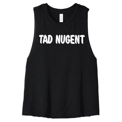 Tad Nugent Women's Racerback Cropped Tank