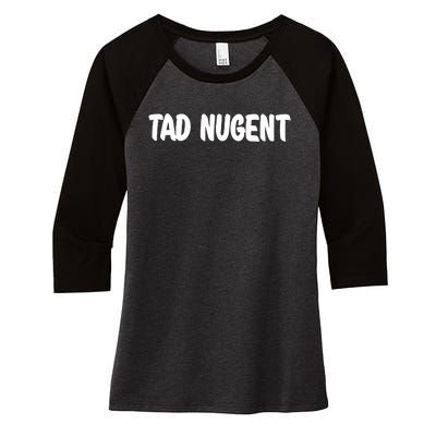 Tad Nugent Women's Tri-Blend 3/4-Sleeve Raglan Shirt