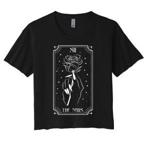 The Nails Tarot Card Nail Tech Nail Artist But First Nail Women's Crop Top Tee