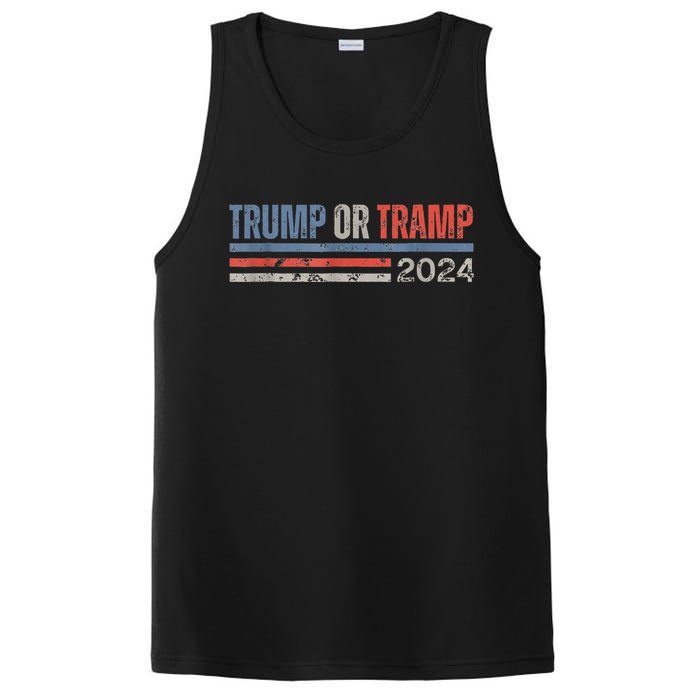 Trump Not The Tramp Trump Vance 2024 PosiCharge Competitor Tank