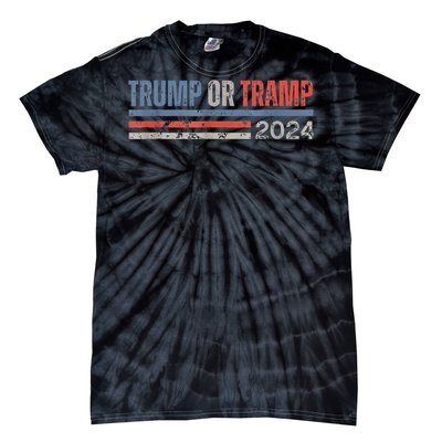 Trump Not The Tramp Trump Vance 2024 Tie-Dye T-Shirt