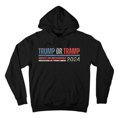 Trump Not The Tramp Trump Vance 2024 Tall Hoodie