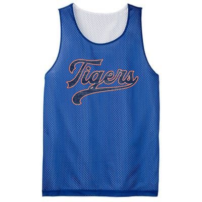 Tigers Nickname Mesh Reversible Basketball Jersey Tank