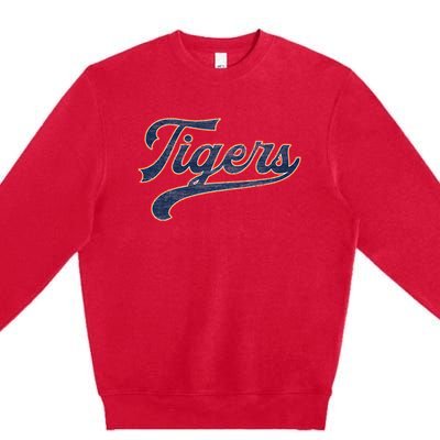 Tigers Nickname Premium Crewneck Sweatshirt