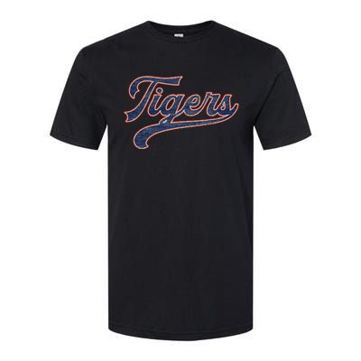 Tigers Nickname Softstyle CVC T-Shirt