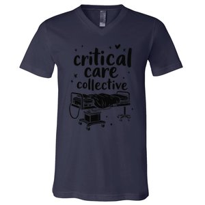 Trauma Nurse Team Intensive Emergency Critical Care Nurse V-Neck T-Shirt