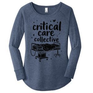 Trauma Nurse Team Intensive Emergency Critical Care Nurse Women's Perfect Tri Tunic Long Sleeve Shirt