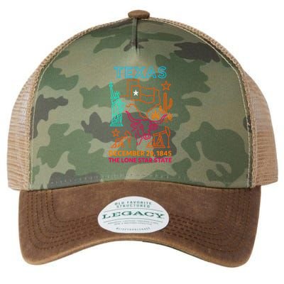 Texas Neon Legacy Tie Dye Trucker Hat