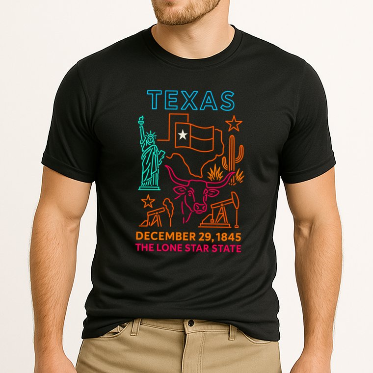 Texas Neon Cooling Performance Crew T-Shirt
