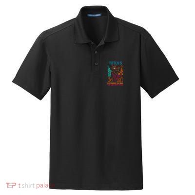 Texas Neon Dry Zone Grid Polo