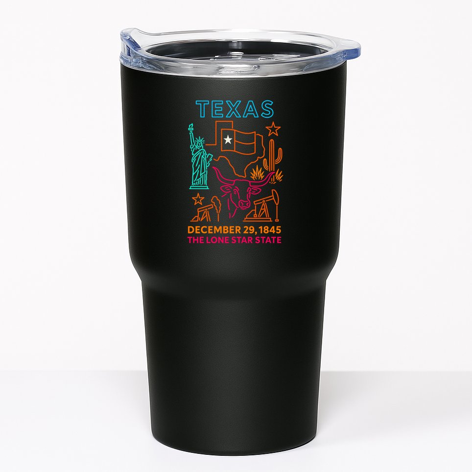 Texas Neon Tumbler