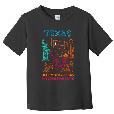 Texas Neon Toddler T-Shirt