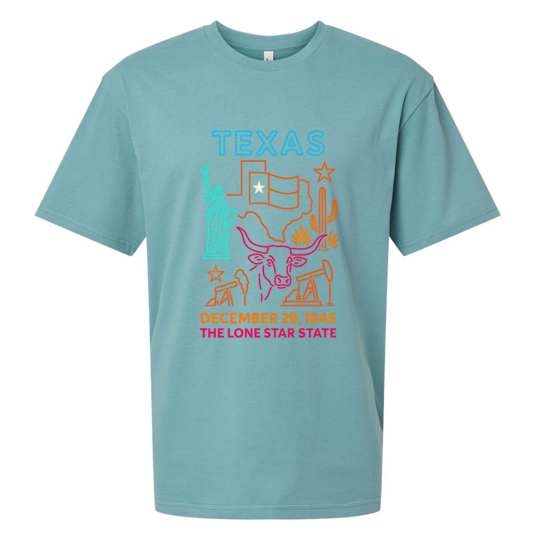 Texas Neon Sueded Cloud Jersey T-Shirt