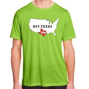 Texas Not Texas Map Adult ChromaSoft Performance T-Shirt