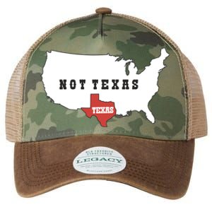 Texas Not Texas Map Legacy Tie Dye Trucker Hat