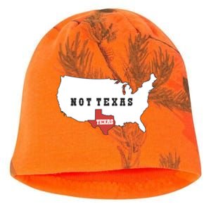 Texas Not Texas Map Kati - Camo Knit Beanie