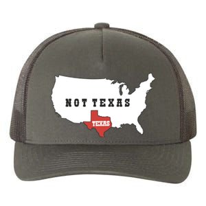 Texas Not Texas Map Yupoong Adult 5-Panel Trucker Hat