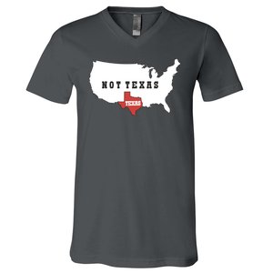 Texas Not Texas Map V-Neck T-Shirt