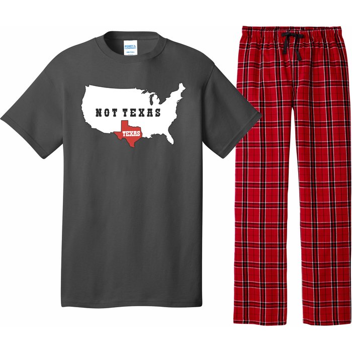 Texas Not Texas Map Pajama Set