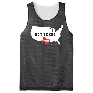 Texas Not Texas Map Mesh Reversible Basketball Jersey Tank