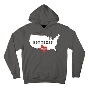 Texas Not Texas Map Tall Hoodie