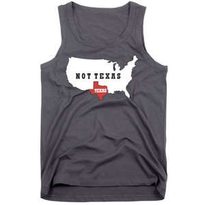 Texas Not Texas Map Tank Top