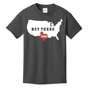 Texas Not Texas Map Kids T-Shirt