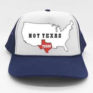 Texas Not Texas Map Trucker Hat