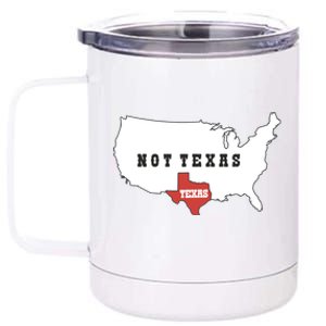 Texas Not Texas Map 12 oz Stainless Steel Tumbler Cup