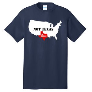 Texas Not Texas Map Tall T-Shirt