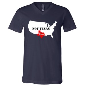 Texas Not Texas Map V-Neck T-Shirt