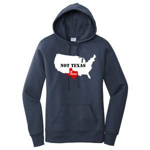 Texas Not Texas Map Women's Pullover Hoodie