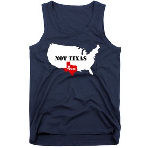 Texas Not Texas Map Tank Top