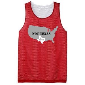 Texas Not Texas With America Map Mesh Reversible Basketball Jersey Tank