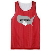 Texas Not Texas With America Map Mesh Reversible Basketball Jersey Tank