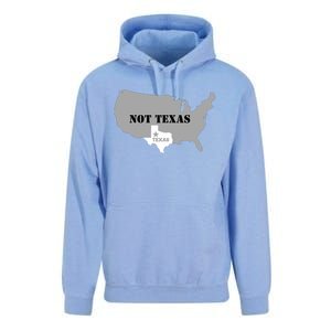 Texas Not Texas With America Map Unisex Surf Hoodie