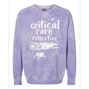 Trauma Nurse Team Intensive Emergency Critical Care Nurse Colorblast Crewneck Sweatshirt