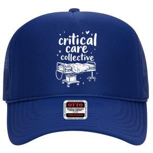 Trauma Nurse Team Intensive Emergency Critical Care Nurse High Crown Mesh Back Trucker Hat