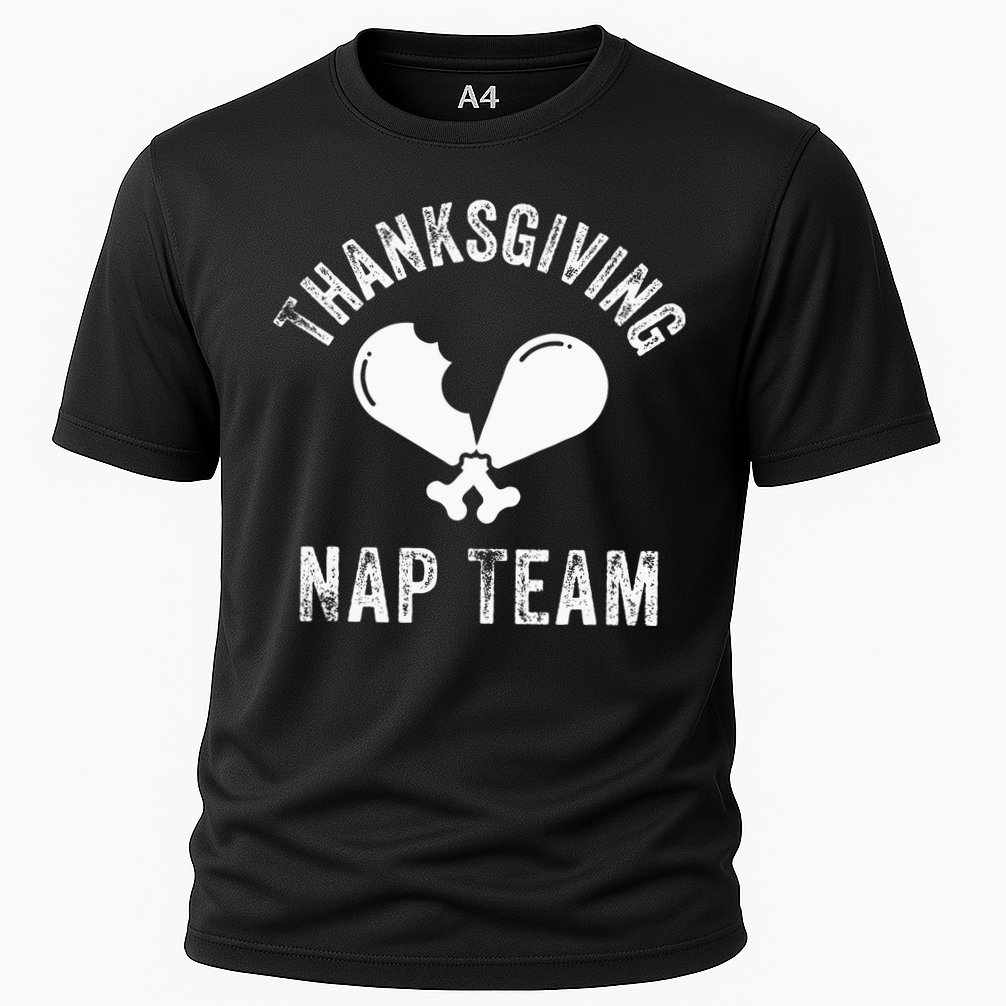 Thanksgiving Nap Team Funny Thanksgiving Turkey Day Family Cooling Performance Crew T-Shirt
