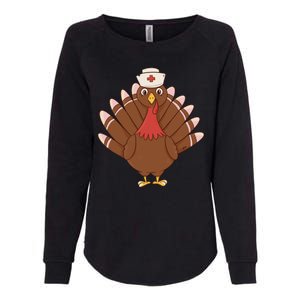 Turkey Nurse Thanksgiving Womens California Wash Sweatshirt