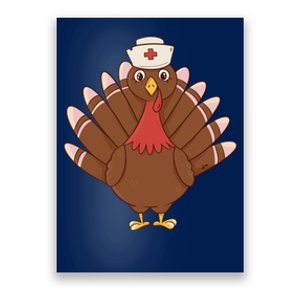 Turkey Nurse Thanksgiving Poster