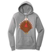 Turkey Nurse Thanksgiving Women's Pullover Hoodie