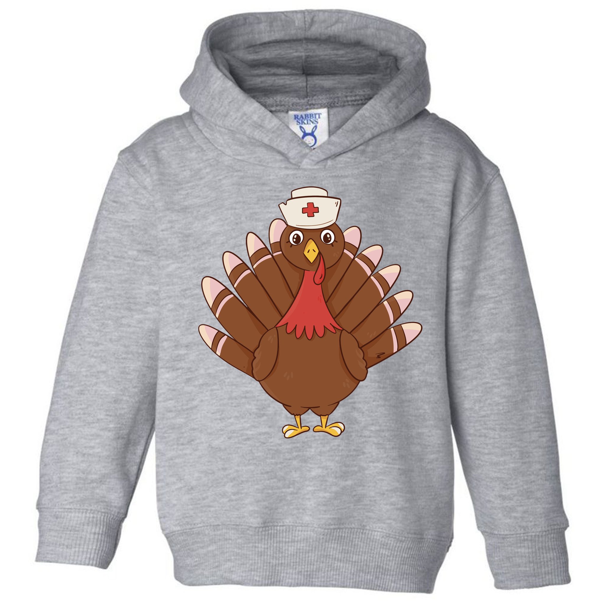 Turkey Nurse Thanksgiving Toddler Hoodie
