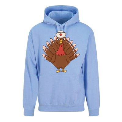 Turkey Nurse Thanksgiving Unisex Surf Hoodie