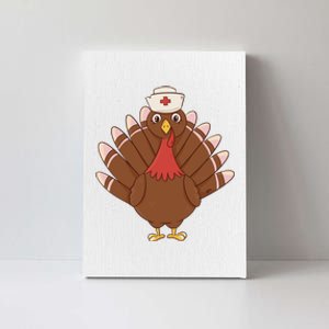 Turkey Nurse Thanksgiving Canvas