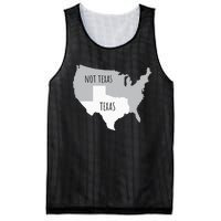 Texas Not Texas With America Map Mesh Reversible Basketball Jersey Tank