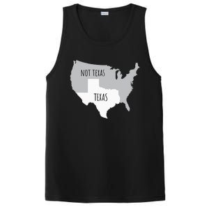 Texas Not Texas With America Map PosiCharge Competitor Tank